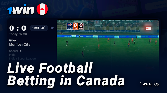 Live soccer matches on the 1Win site