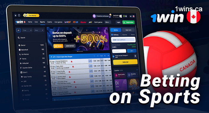 About the betting section at 1Win - sports for betting and features