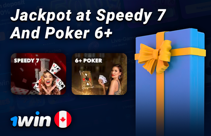 Hit the jackpot on Speedy 7 and Poker 6+ games at 1Win 