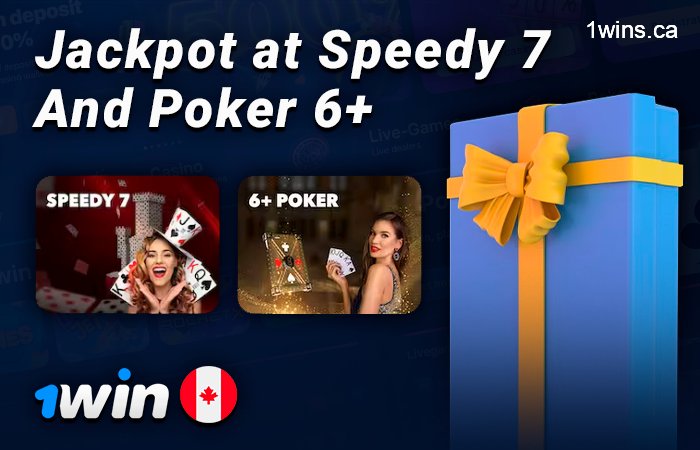 Hit the jackpot on Speedy 7 and Poker 6+ games at 1Win 