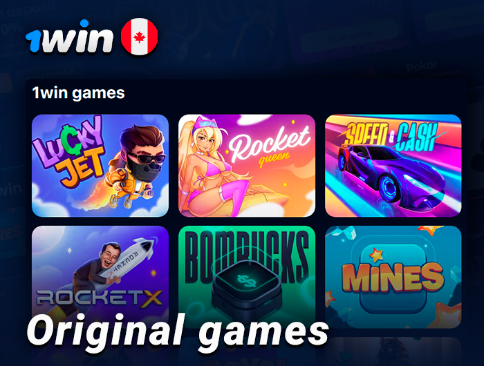 About the original games on the site 1Win - Lucky Jet, Coin flip, RocketX and more