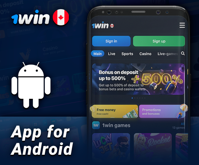 1Win mobile app for android devices - installation instructions