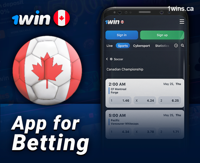 About sports betting via 1Win mobile app - types of bets