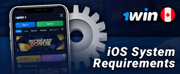 Ios device requirements for the 1Win app - minimum requirements