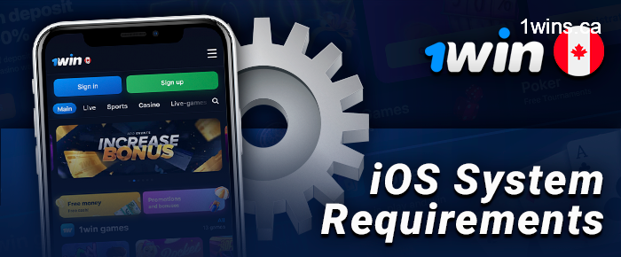 Ios device requirements for the 1Win app - minimum requirements