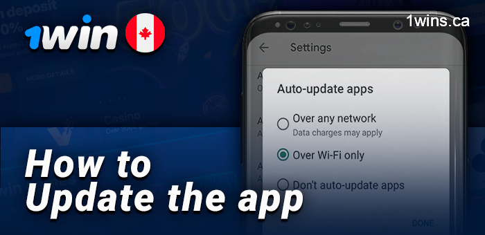 How to update the 1Win app on mobile devices