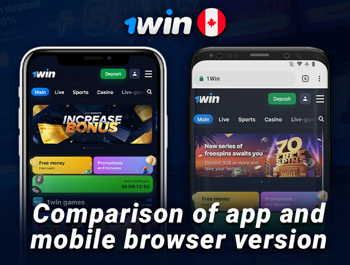 Comparison of 1Win app and browser version for your phone - which one to choose