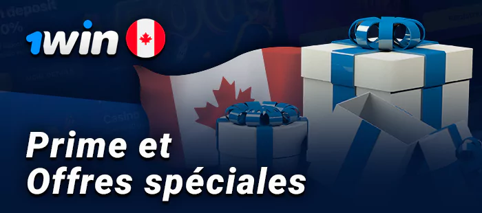 Offres de bonus pour les joueurs canadiens sur 1Win
