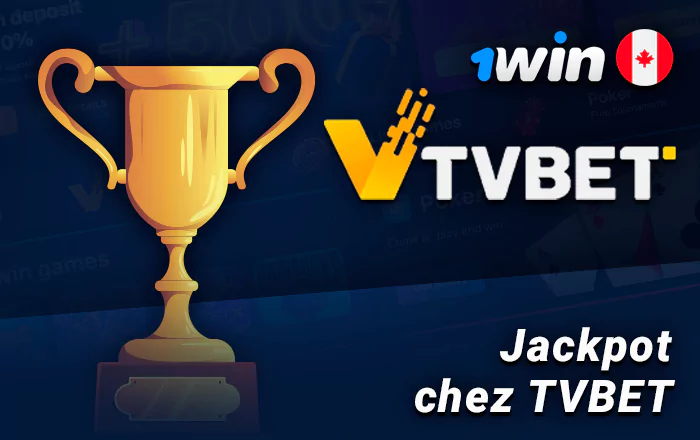 Jackpot dans la section TVBet du site de paris 1Win - gagnez jusqu'à 2500€.