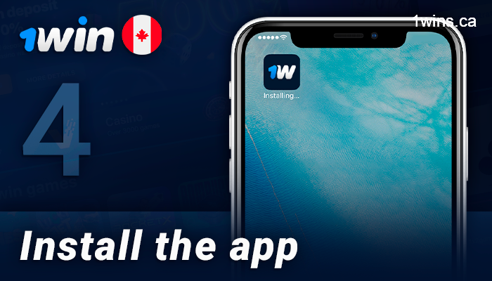 Installing 1Win app on iPhone