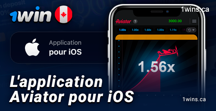 Jouer à Aviator 1Win via l'application ios
