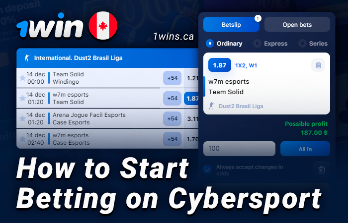 How to bet on sports at 1Win - instructions