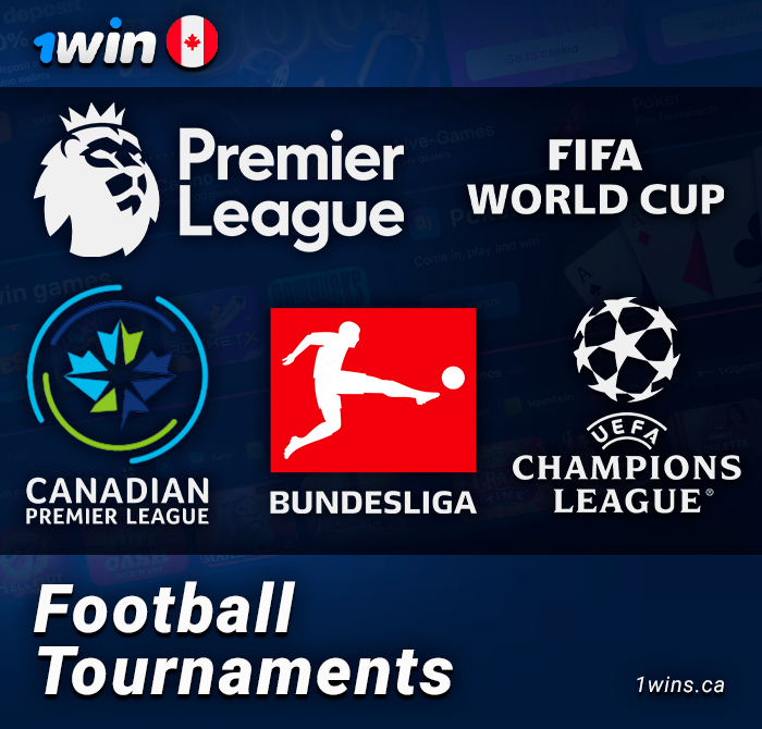 Soccer tournaments for betting on 1Win 