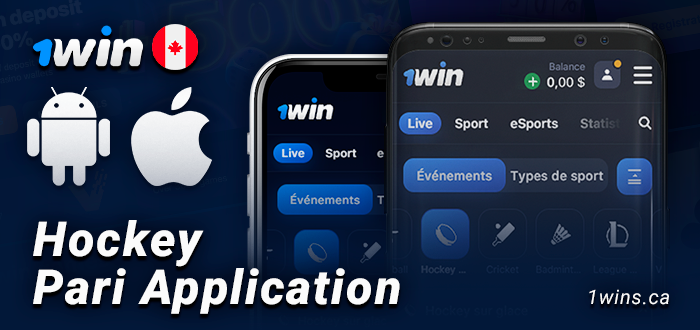 Télécharger 1Win hockey betting app - ios et android