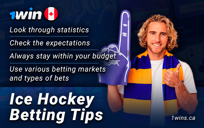 Hockey betting tips for 1Win users - how to win
