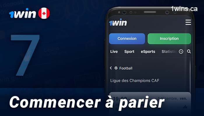 Commencez à parier dans l'application 1Win android