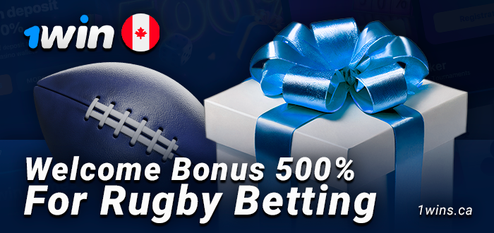 Welcome bonus for rugby betting at 1Win Canada