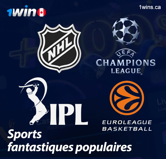 Sports fantastiques populaires sur le site 1win