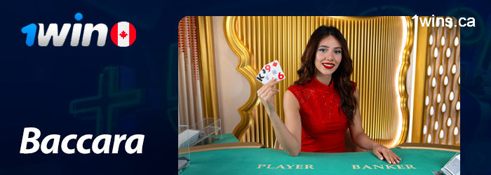 Jeu de casino en direct Baccarat sur 1win