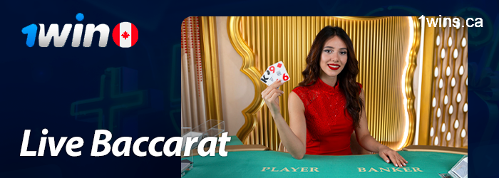 Baccarat Live Casino Game on 1win