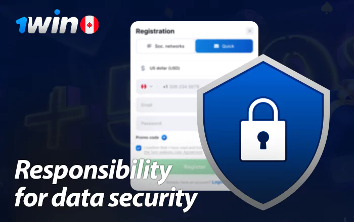 Data security in a 1win account