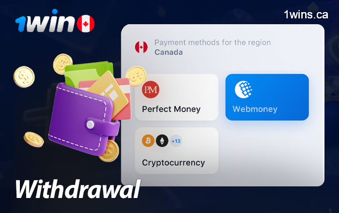 Withdrawal of funds in 1win profile