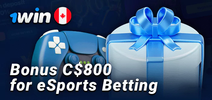 Get a bonus for betting on cyber sports at 1Win - up to C$800