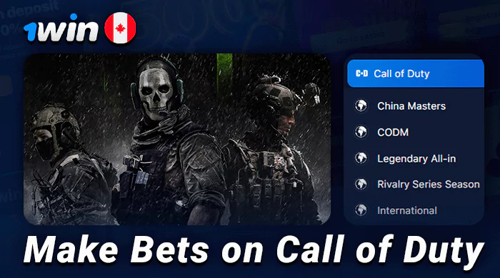 Bet on Call of Duty at 1Win - current tournaments