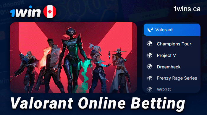 Valorant tournaments for betting on 1Win 