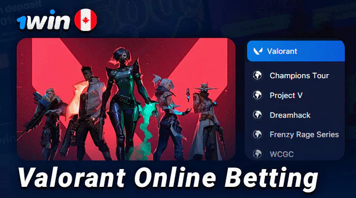 Valorant tournaments for betting on 1Win