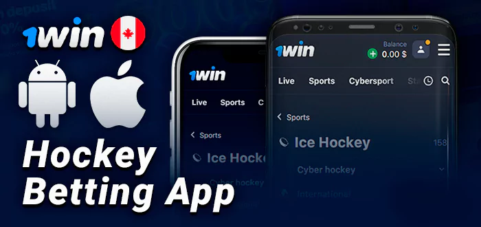 Download 1Win hockey betting app - ios and android