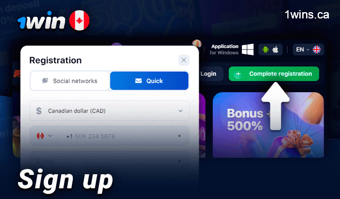 Create an account on 1Win for hockey betting