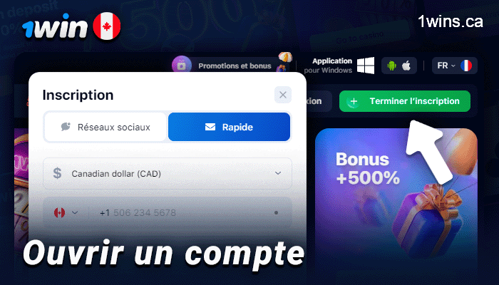 Créer un compte 1Win avant de jouer à Lucky Jet