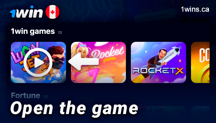 Run the crash game Lucky Jet on the 1Win site