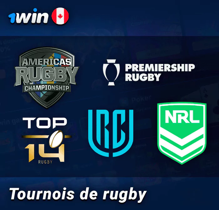 Tournois de rugby pour parier sur 1Win 